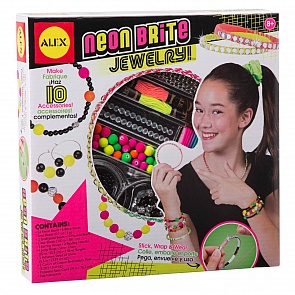 Набор для создания украшений - Неоновое сияние, от 8 лет (Alex, 1725)